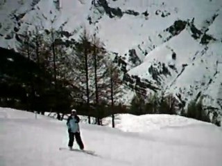 Snowboard Auron - Clémence Alban et Dada - 25 02 2010