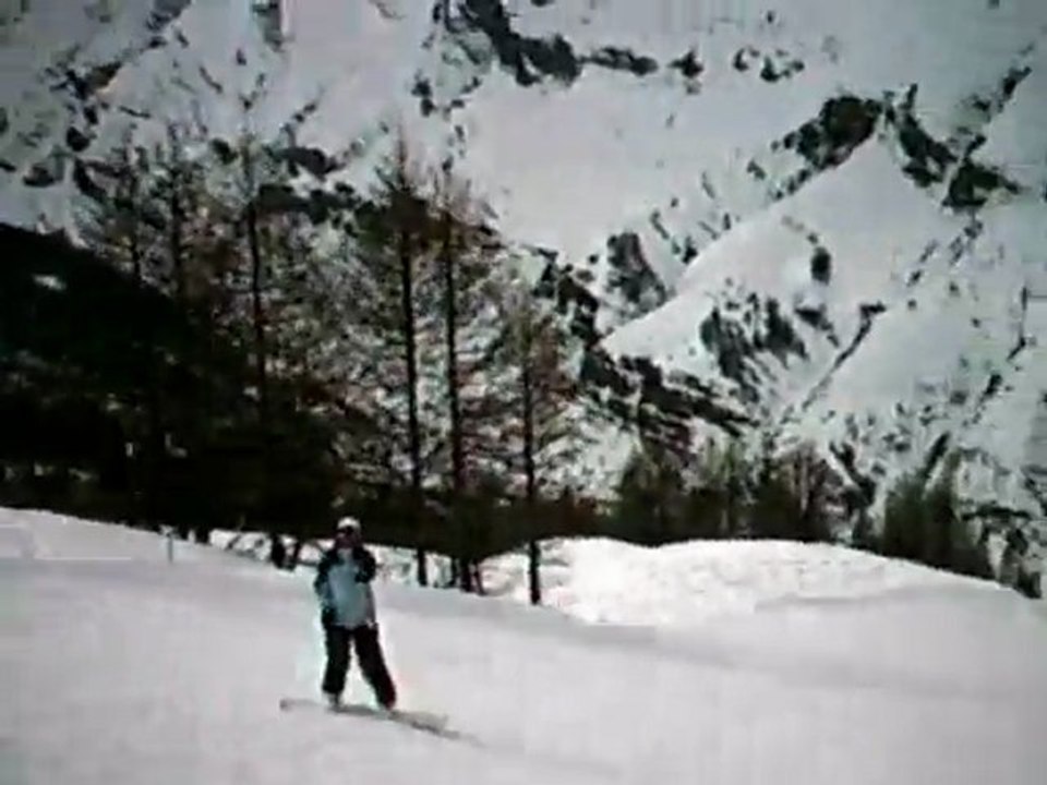 Snowboard Auron - Clémence Alban et Dada - 25 02 2010