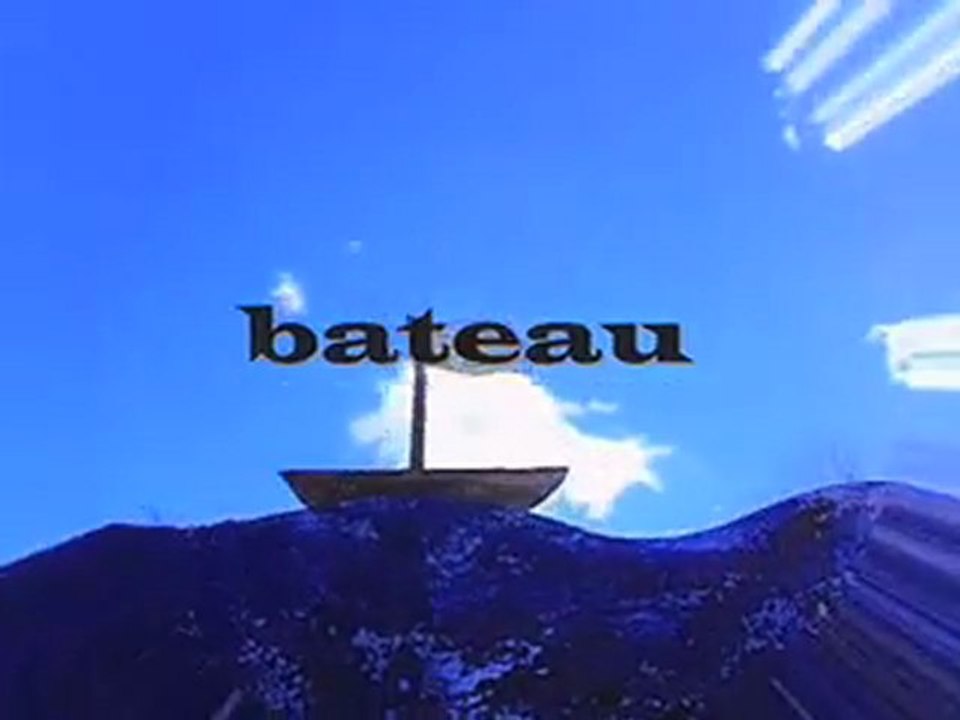 bateau - cailloux (clip)