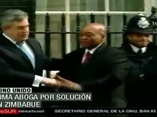 Pide Sudáfrica fin de sanciones a Zimbaue