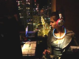 Amy D. DJing @ Vertigo Sky Lounge, Chicago 3-3-2010