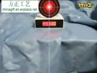 Bandai gun alarm clock