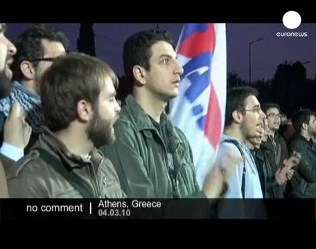 Greece: demonstration against the new austerity plan