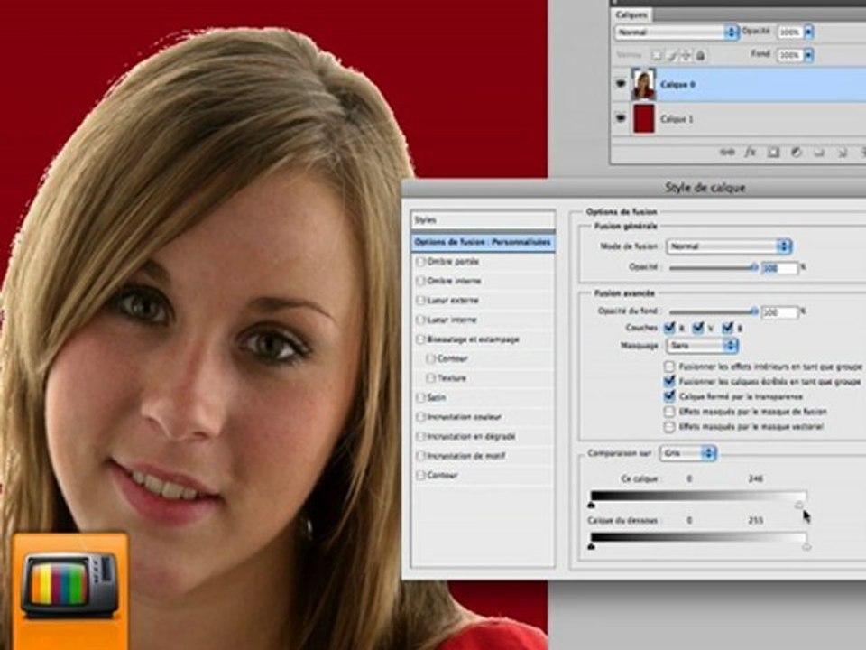Photoshop cs5 cs4  tutoriel - Extraire d'un fond blanc