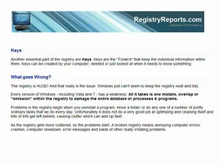 Registry Repair Programs