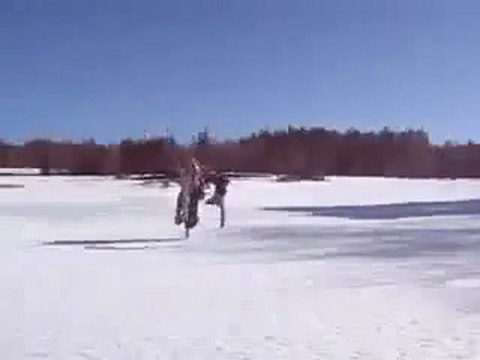 Régis et sa motoneige