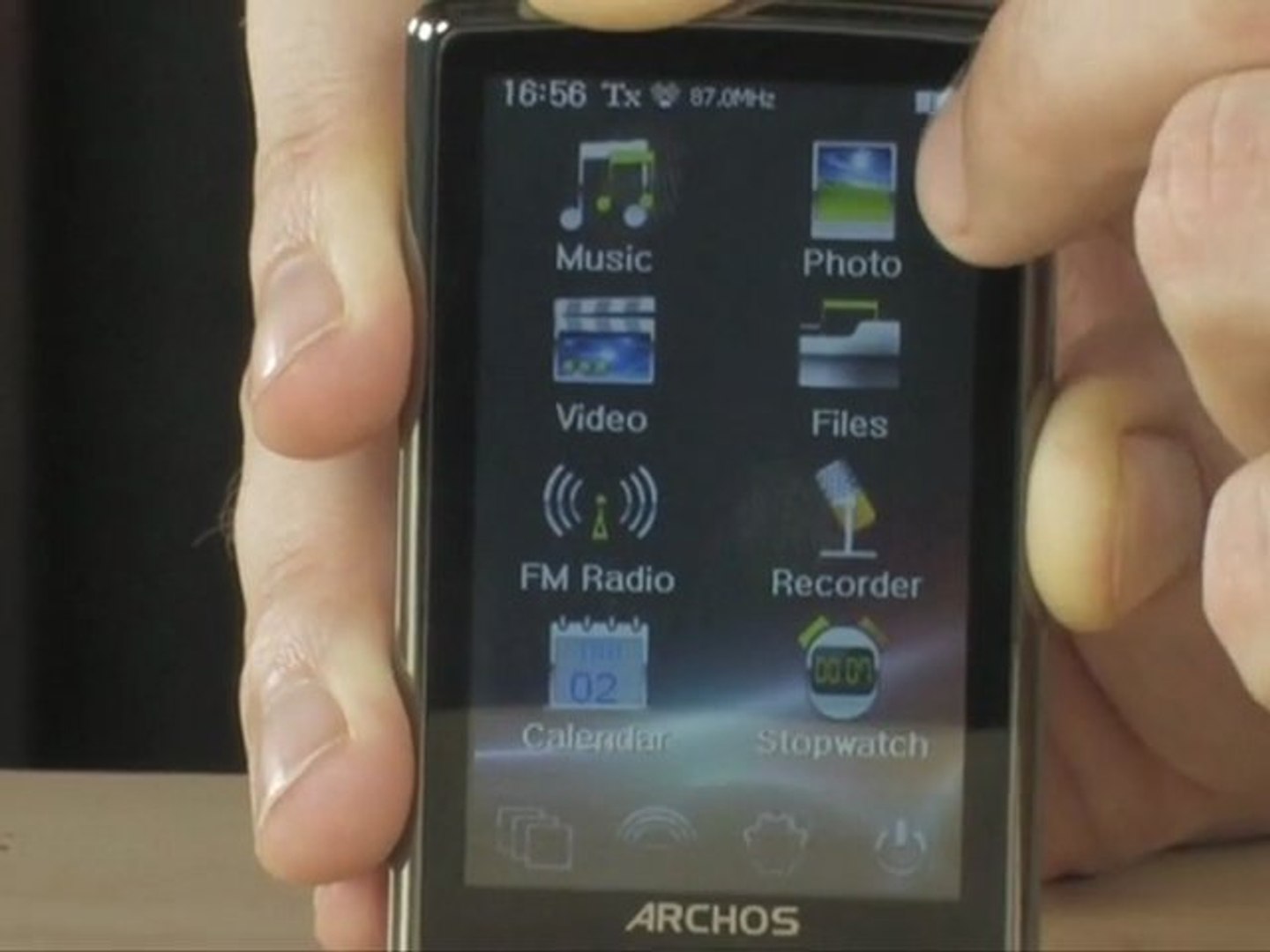 Archos 3 Vision 8GB MP3 Player - video Dailymotion