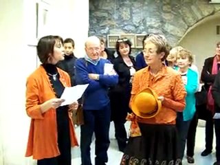 Vernissage de l'exposition nature - texture - Simone Hirien