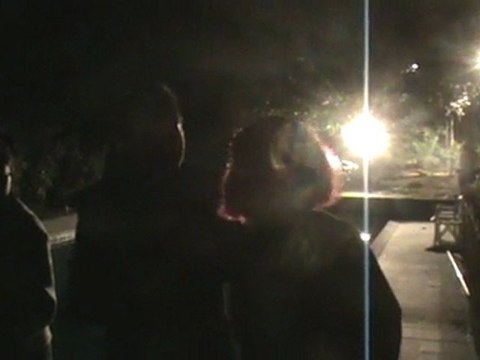 autour du feu, mon pere ki fout la merde lol comme d'hab :p