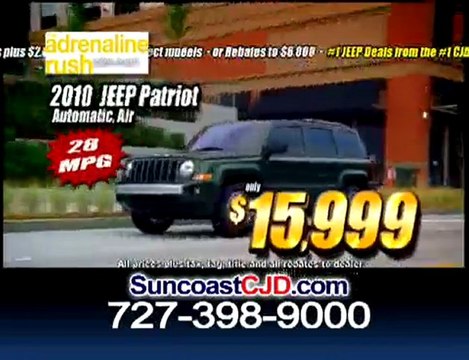 Feel the Jeep Adrenaline Rush @ Suncoast Chrysler Jeep Dodge