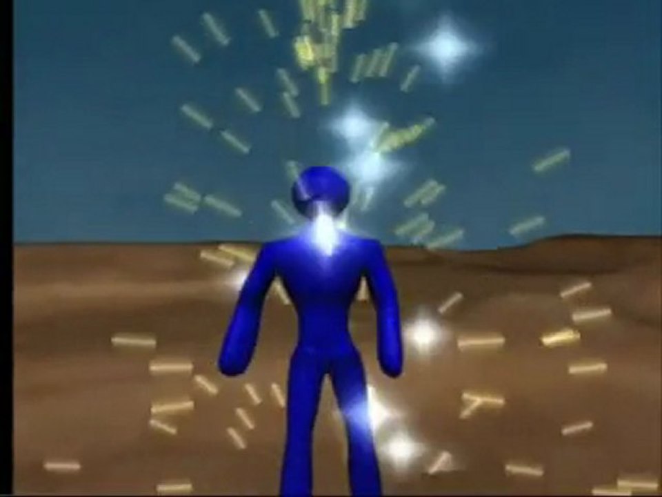 ANIMACIONES BLENDER 3D Goku MARIONETA hace un kame hame ha