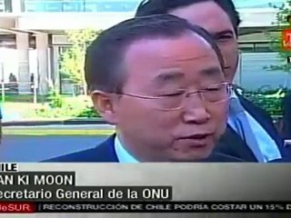 Arriba a Santiago Ban Ki-Moon