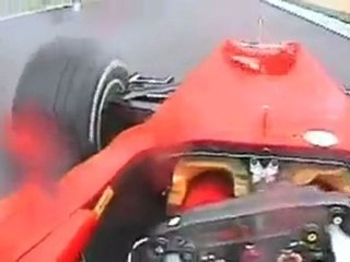 F1 2010 Jerez test Massa's Ferrari F10 on-board camera