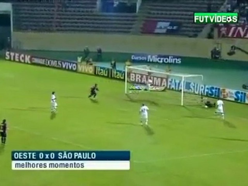 Oeste 0x0 São Paulo
