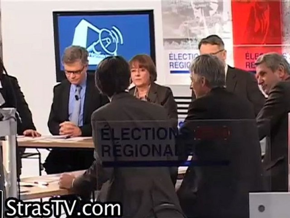 Régionales 2010 Alsace débat France 3 Alsace