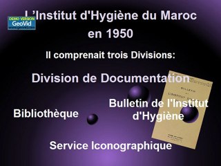Historique de l'Institut National d'Hygiène du Maroc
