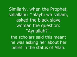 an insight about de hadith of de salave woman