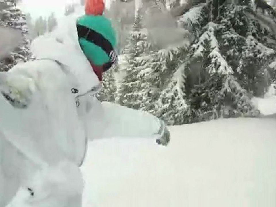 Diedamskopf forest riding with Franck Moissonnier