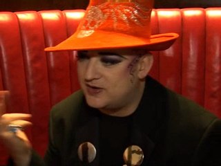 Boy George talks about his song with Mark Ronson