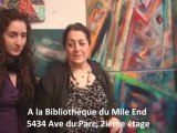 Hadjira PREURE expose avec 50 femmes Québecoises