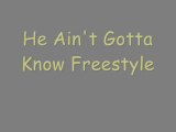 Bow Wow & Omarion-He Ain't Gotta Know Freestyle By Mad Dog