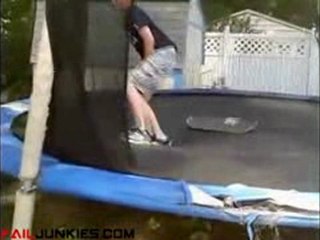 Trampoline Trick Fail