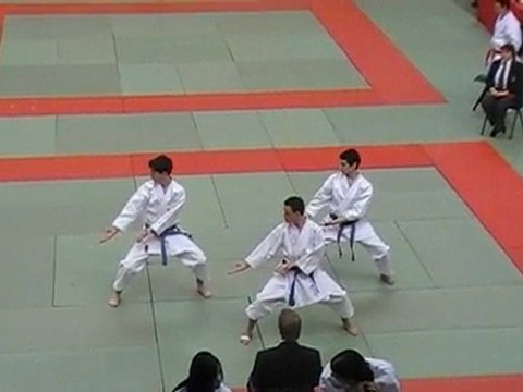 KSE Massy, kata par equipe ch de France à Coubertin.