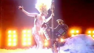 Lady GaGa - Telephone & Dance in the Dark [Live Brit Awards]