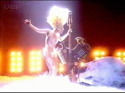 Lady GaGa - Telephone & Dance in the Dark [Live Brit Awards]