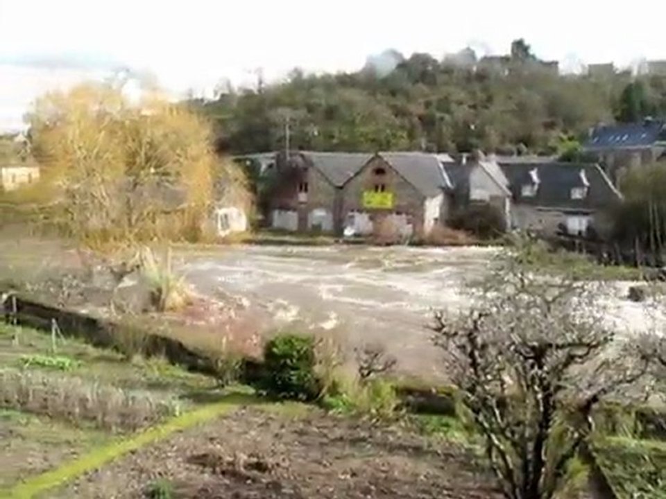 Crue du Trieux à Pontrieux 28/02/2010