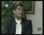 Entrevista al presidente de Ecuador Rafael Correa