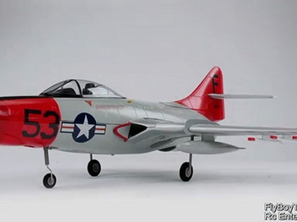 Nitro Planes RCLanders F9F Cougar EDF Jet Maiden Flight Vide