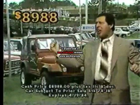 Dave Campo in a Strother AMC/Jeep/Renault Commercial