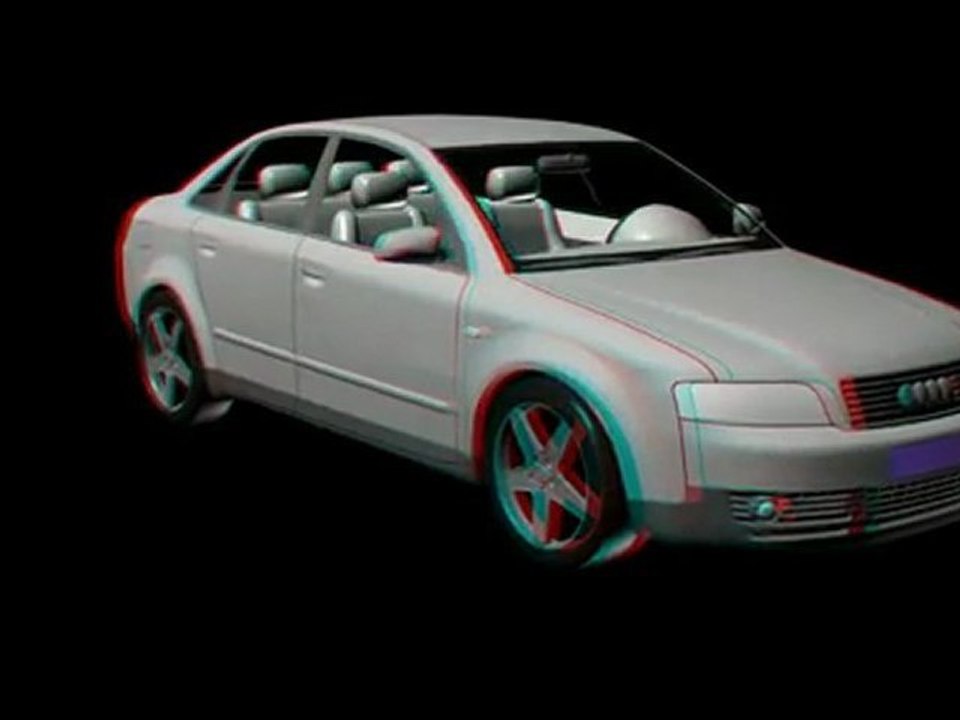Anaglyphe, voiture 3D
