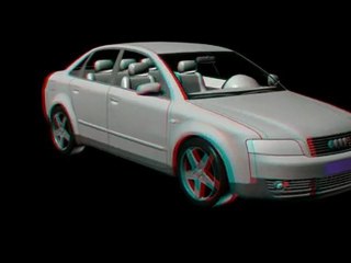 Anaglyphe, voiture 3D
