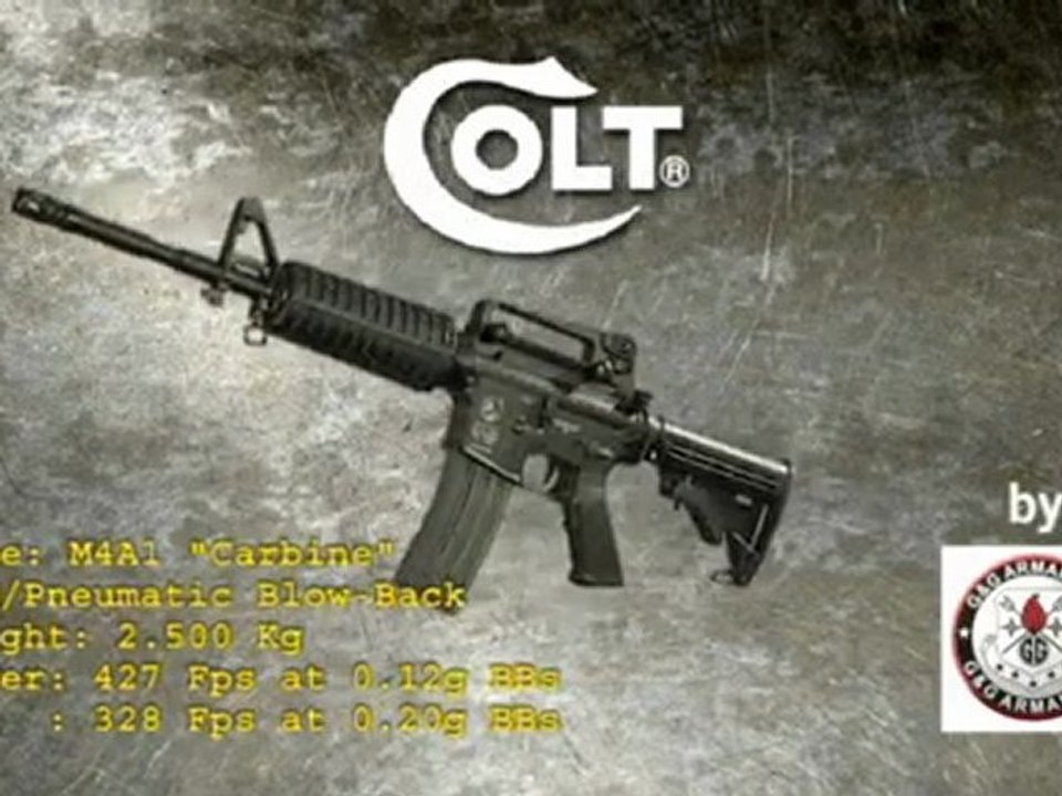 Airsoft COLT M4A1 from G&G Armament by CYBERGUN