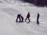 Relâche de mars video Mathieu cours de ski