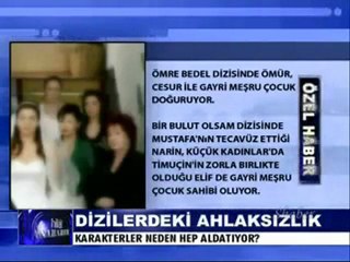 Seviyesiz diziler ve PSİKOLOJİK AHLAK ÇÖKÜNTÜSÜ