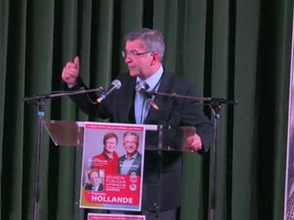 François Bonneau François Hollande Meeting Chartres (5)