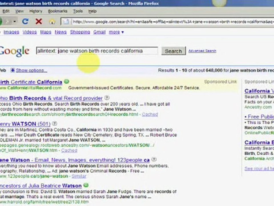 Search Birth Records And Get Results In MINUTES