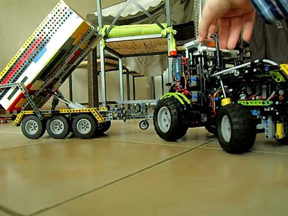 benne + tracteur modifie