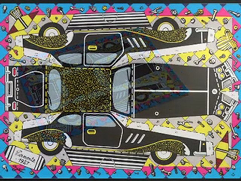Carte postale : LA VOITURE