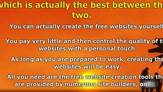 Cost Effectiveness in Creating Free Websites