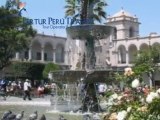 Flights to Peru - The Plaza de Armas of Arequipa