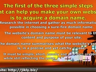 Make Your Own Website Fast and Easy
