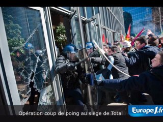 Opération coup de poing au siège de Total