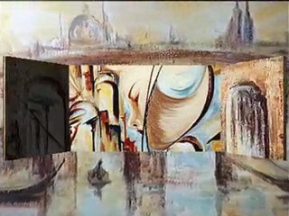 ANDREE RAYBAUD : CITES INTERDITES - PEINTURE