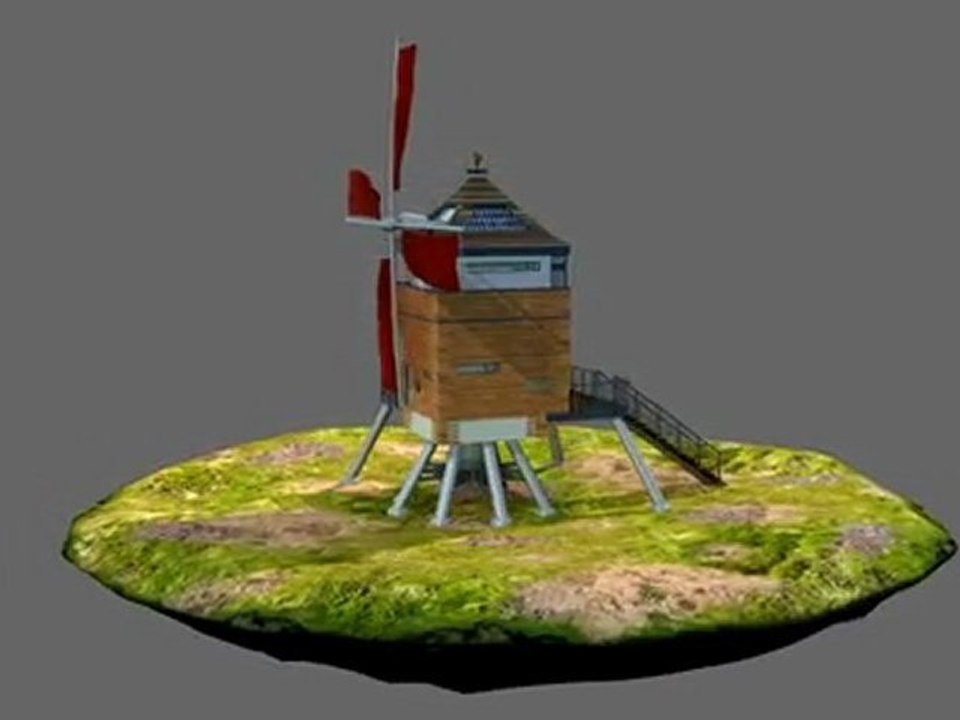 Moulin 3d 360