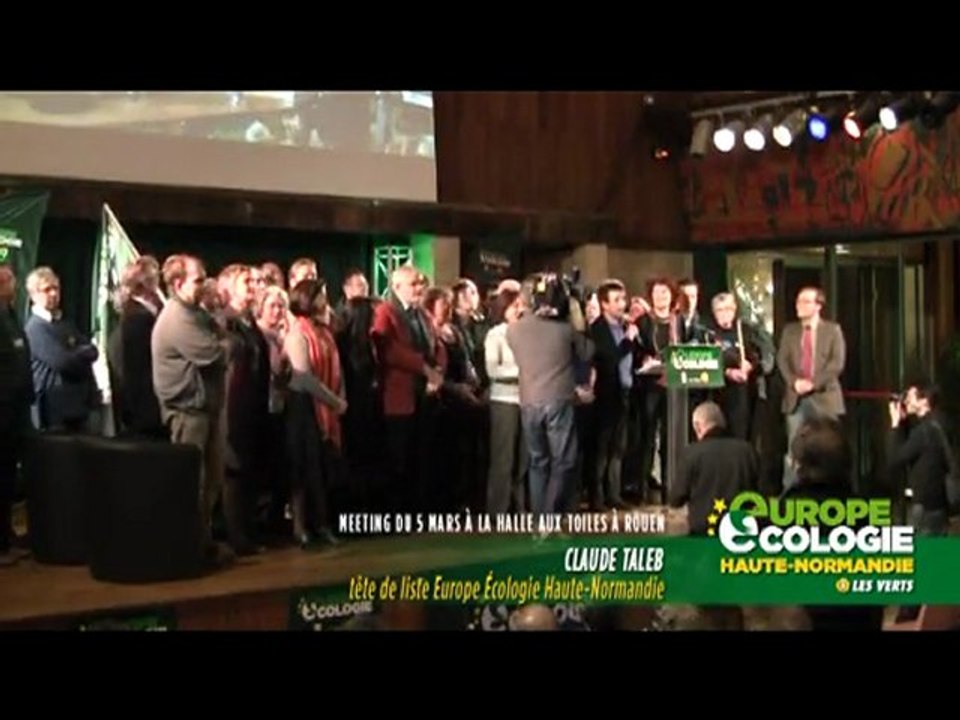 Europe Ecologie meeting Rouen élections régionales 2010 Clau