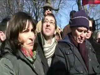 Ballade militante Canal Saint Martin avec Anne Hidalgo